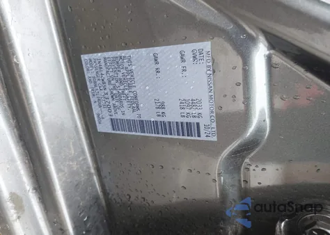 2025 Nissan Altima Sr Awd from USA, damaged, VIN 1N4BL4CW8SN337003